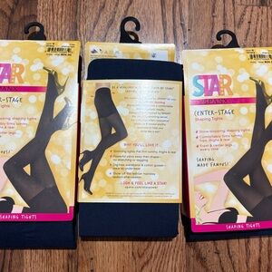 Star Spanx Black Shaping Tights 6 pack